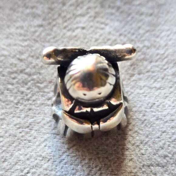 Winged Angel of Hope Charm Vintage Pandora in 925 Sterling Silver - Picture 4 of 7